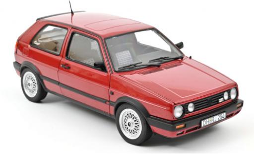 Miniature Volkswagen Golf 1/18 Norev II GTI metallise rouge 1990 Volkswagen Golf 1/18 Norev II GTI metallise rouge 1990 miniature