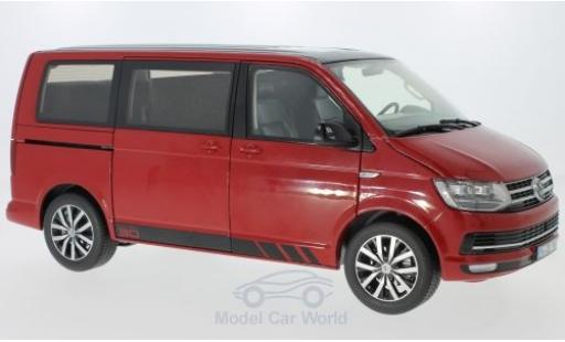 Miniature Volkswagen T6 1/18 NZG Multivan rouge/noire 2015 Edition 30 Volkswagen T6 1/18 NZG Multivan rouge/noire 2015 Edition 30 miniature