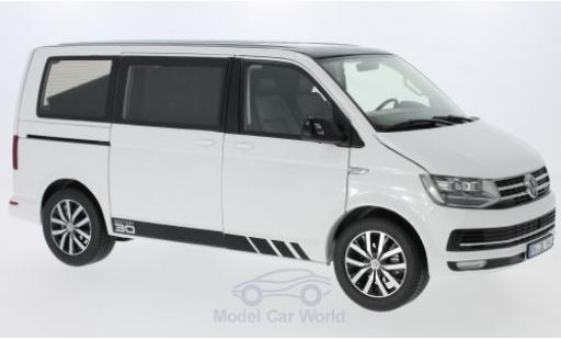 Miniature Volkswagen T6 1/18 NZG Multivan blanche/noire 2015 Edition 30 Volkswagen T6 1/18 NZG Multivan blanche/noire 2015 Edition 30 miniature