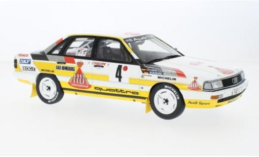 Miniature Audi 200 quattro 1/18 Ottomobile No.4 HB Team HB Rallye WM Rallye Monte Carlo 1987 1:18 Audi 200 quattro 1/18 Ottomobile No.4 HB Team HB Rallye WM Rallye Monte Carlo 1987 1:18 miniature