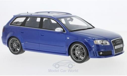 Miniature Audi RS4 1/18 Ottomobile (B7) metallise bleue 2005 Audi RS4 1/18 Ottomobile (B7) metallise bleue 2005 miniature
