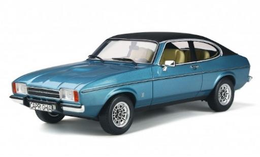 Miniature Ford Capri 1/18 Ottomobile MkII 3.0 Ghia metallise bleue/noire 1975 Ford Capri 1/18 Ottomobile MkII 3.0 Ghia metallise bleue/noire 1975 miniature