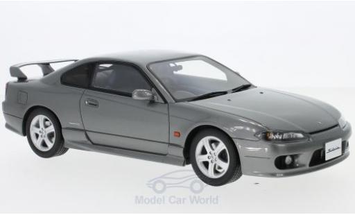 Miniature Nissan Silvia 1/18 Ottomobile Spec-R AERO (S15) metallise grise RHD 1999 Nissan Silvia 1/18 Ottomobile Spec-R AERO (S15) metallise grise RHD 1999 miniature