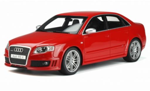 Miniature Audi RS4 1/18 Ottomobile (B7) 4.2 FSI rouge 2005 Audi RS4 1/18 Ottomobile (B7) 4.2 FSI rouge 2005 miniature