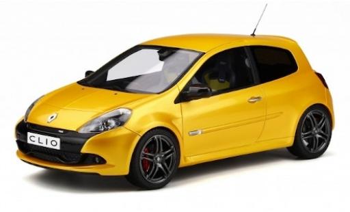 Miniature Renault Clio 1/18 Ottomobile 3 RS Phase 2 Sport Cup metallise jaune 2010 Renault Clio 1/18 Ottomobile 3 RS Phase 2 Sport Cup metallise jaune 2010 miniature