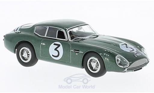Miniature Aston Martin DB4 1/43 Oxford GT Zagato VEV RHD No.3 Goodwood 1961 J.Clark Aston Martin DB4 1/43 Oxford GT Zagato VEV RHD No.3 Goodwood 1961 J.Clark miniature