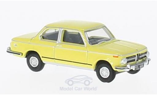 Miniature Bmw 2002 1/76 Oxford jaune RHD Bmw 2002 1/76 Oxford jaune RHD miniature