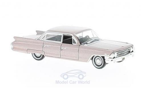 Miniature Cadillac Deville 1/87 Oxford DeVille Sedan metallise rose 1961 Cadillac Deville 1/87 Oxford DeVille Sedan metallise rose 1961 miniature