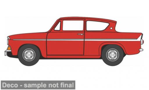 Miniature Ford Anglia 1/76 Oxford rouge 1:76 Ford Anglia 1/76 Oxford rouge 1:76 miniature