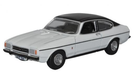 Miniature Ford Capri 1/76 Oxford MkII blanche/matt-noire RHD 1974 Ford Capri 1/76 Oxford MkII blanche/matt-noire RHD 1974 miniature