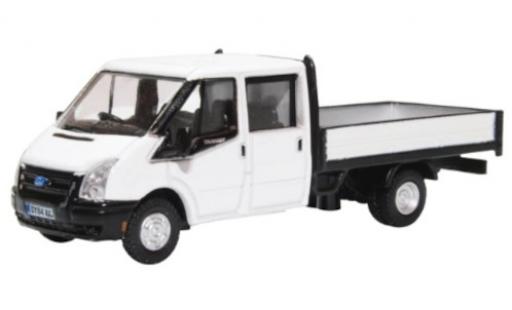 Miniature Ford Transit 1/76 Oxford Double Cab Pickup blanche RHD Ford Transit 1/76 Oxford Double Cab Pickup blanche RHD miniature