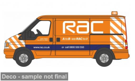 Miniature Ford Transit 1/76 Oxford MK IV orange RAC 1:76 Ford Transit 1/76 Oxford MK IV orange RAC 1:76 miniature