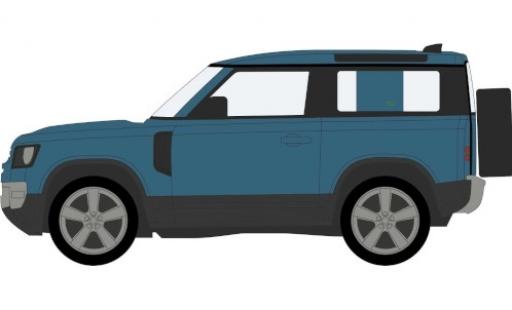 Miniature Land Rover Defender 1/76 Oxford 90 bleue RHD Land Rover Defender 1/76 Oxford 90 bleue RHD miniature
