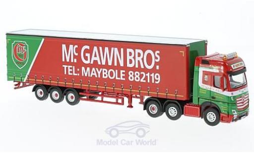Miniature Mercedes Actros 1/76 Oxford GSC McGawn Bros Gardinenplanensattelzug Mercedes Actros 1/76 Oxford GSC McGawn Bros Gardinenplanensattelzug miniature