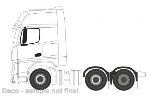 Miniature Mercedes Actros 1/76 Oxford blanche 1:76 Mercedes Actros 1/76 Oxford blanche 1:76 miniature