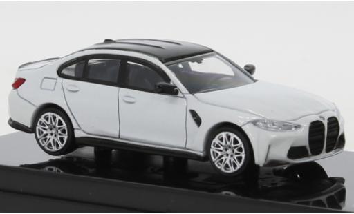 Miniature Bmw M3 1/64 Para64 (G80) metallise blanche/noire Bmw M3 1/64 Para64 (G80) metallise blanche/noire miniature