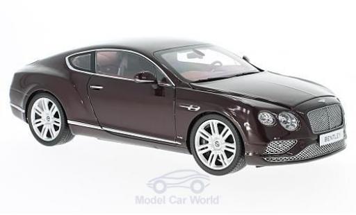 Miniature Bentley Continental T 1/18 Paragon GT rouge 2016 Bentley Continental T 1/18 Paragon GT rouge 2016 miniature