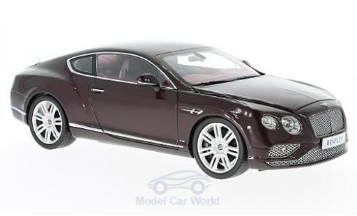 Miniature Bentley Continental T 1/18 Paragon GT rouge RHD 2016 Bentley Continental T 1/18 Paragon GT rouge RHD 2016 miniature