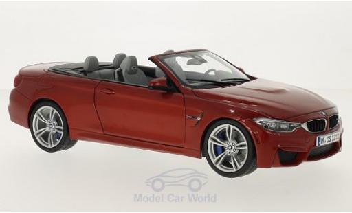 Miniature Bmw M4 F83 1/18 Paragon (F83) Cabriolet metallise orange Verdeck geöffnet Bmw M4 F83 1/18 Paragon (F83) Cabriolet metallise orange Verdeck geöffnet miniature