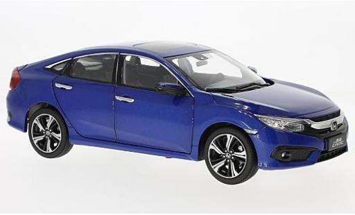 Miniature Honda Civic 1/18 Paudi metallise bleue 2016 Honda Civic 1/18 Paudi metallise bleue 2016 miniature