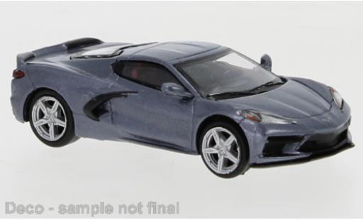 Miniature Chevrolet Corvette 1/87 PCX87 C8 metallise grise 2020 Chevrolet Corvette 1/87 PCX87 C8 metallise grise 2020 miniature