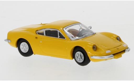 Miniature Ferrari Dino 1/87 PCX87 246 GT jaune 1969 Ferrari Dino 1/87 PCX87 246 GT jaune 1969 miniature