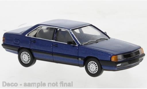 Miniature Audi 100 1/87 PCX87 (C3) metallise bleu foncé 1982 Audi 100 1/87 PCX87 (C3) metallise bleu foncé 1982 miniature