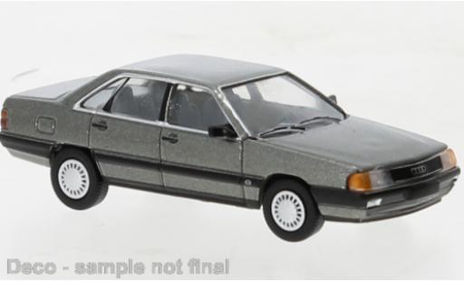 Miniature Audi 100 1/87 PCX87 (C3) metallise grise 1982 Audi 100 1/87 PCX87 (C3) metallise grise 1982 miniature