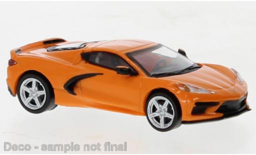 Miniature Chevrolet Corvette 1/87 PCX87 C8 orange 2020 Chevrolet Corvette 1/87 PCX87 C8 orange 2020 miniature