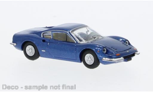 Miniature Ferrari Dino 1/87 PCX87 246 GT metallise bleu 1969 Ferrari Dino 1/87 PCX87 246 GT metallise bleu 1969 miniature