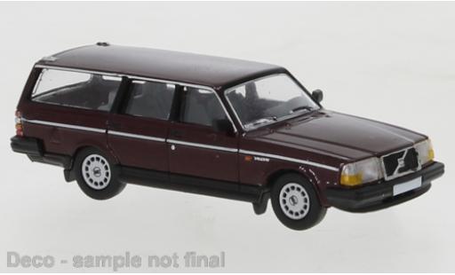 Miniature Volvo 240 1/87 PCX87 GL Kombi metallise rouge 1989 Volvo 240 1/87 PCX87 GL Kombi metallise rouge 1989 miniature