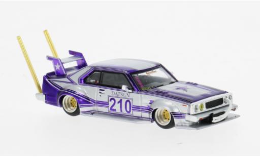 Miniature Nissan Skyline 1/64 Pop Race C210 violette/grise 1:64 Nissan Skyline 1/64 Pop Race C210 violette/grise 1:64 miniature