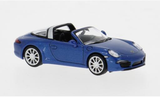 Miniature Porsche 911 1/87 Minichamps Targa bleue 1:87 Porsche 911 1/87 Minichamps Targa bleue 1:87 miniature