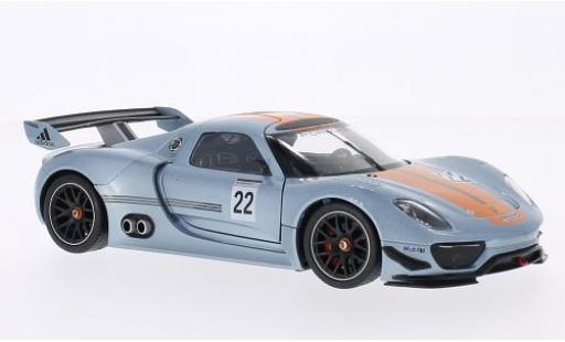 Miniature Porsche 918 1/24 Welly RSR #22 1:24 Porsche 918 1/24 Welly RSR #22 1:24 miniature