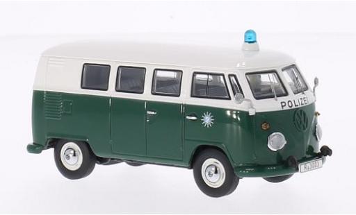 Miniature Volkswagen T1 1/43 Premium ClassiXXs verte/blanche Polizei bus Volkswagen T1 1/43 Premium ClassiXXs verte/blanche Polizei bus miniature