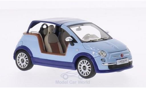 Miniature Fiat 500 L 1/43 Premium X Tender Two bleue Castagna Milano 2008 Fiat 500 L 1/43 Premium X Tender Two bleue Castagna Milano 2008 miniature