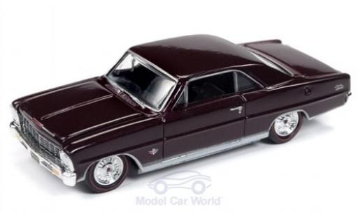 Miniature Chevrolet Nova 1/64 Racing Champions SS rouge 1966 Chevrolet Nova 1/64 Racing Champions SS rouge 1966 miniature