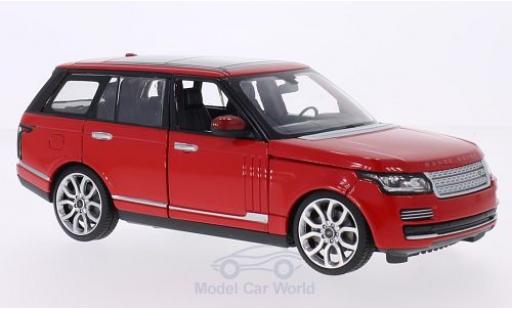 Miniature Land Rover Range Rover 1/24 Rastar rouge Land Rover Range Rover 1/24 Rastar rouge miniature
