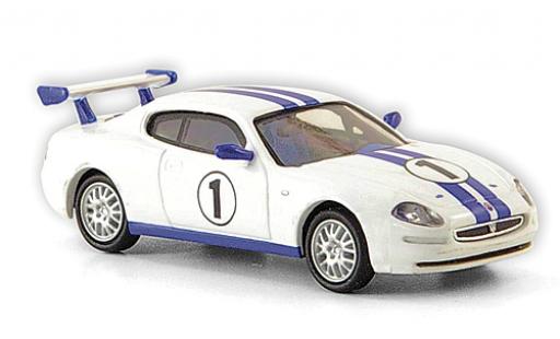 Miniature Maserati 3200 GT 1/87 Ricko Trofeo blanche/bleue No.1 2002 Maserati 3200 GT 1/87 Ricko Trofeo blanche/bleue No.1 2002 miniature