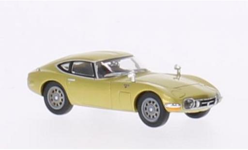 Miniature Toyota 2000 GT 1/87 Ricko gold RHD Toyota 2000 GT 1/87 Ricko gold RHD miniature