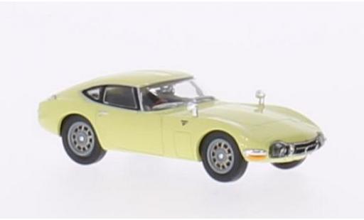 Miniature Toyota 2000 GT 1/87 Ricko jaune RHD Toyota 2000 GT 1/87 Ricko jaune RHD miniature
