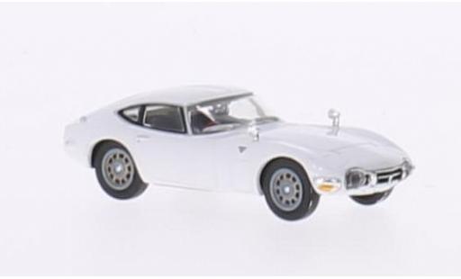 Miniature Toyota 2000 GT 1/87 Ricko blanche RHD ohne Vitrine Toyota 2000 GT 1/87 Ricko blanche RHD ohne Vitrine miniature