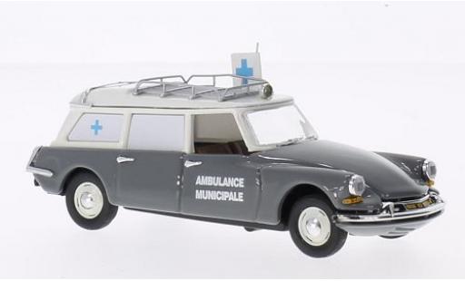 Miniature Citroen DS 1/43 Rio 19 Break grise/beige Ambulance Municipale 1962 Citroen DS 1/43 Rio 19 Break grise/beige Ambulance Municipale 1962 miniature