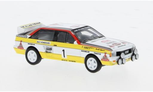 Miniature Audi Quattro 1/87 Schuco No.1 HB Rallye WM Rallye Monte Carlo 1984 1:87 Audi Quattro 1/87 Schuco No.1 HB Rallye WM Rallye Monte Carlo 1984 1:87 miniature