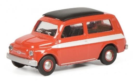 Miniature Fiat 500 1/87 Schuco Giardiniera rouge/blanche Fiat 500 1/87 Schuco Giardiniera rouge/blanche miniature
