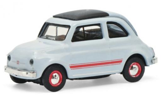 Miniature Fiat 500 1/87 Schuco bleue/rouge Fiat 500 1/87 Schuco bleue/rouge miniature