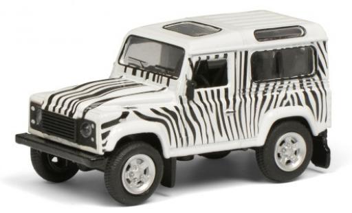 Miniature Land Rover Defender 1/64 Schuco blanche/noire Safari  Land Rover Defender 1/64 Schuco blanche/noire Safari  miniature