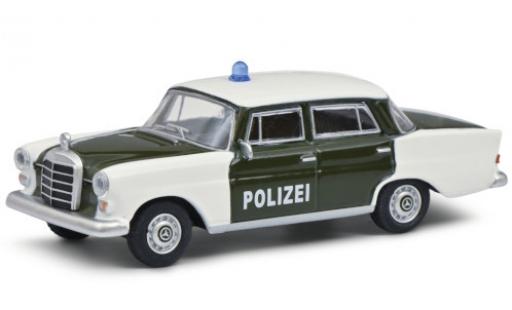 Miniature Mercedes 200 1/64 Schuco (W110) verte/blanche Polizei 1961 Mercedes 200 1/64 Schuco (W110) verte/blanche Polizei 1961 miniature