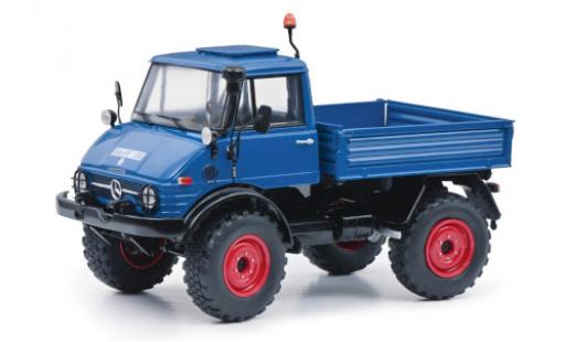 Miniature Mercedes Unimog 1/18 Schuco 406 bleue Mercedes Unimog 1/18 Schuco 406 bleue miniature