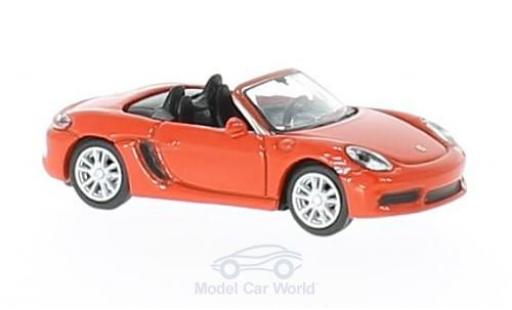 Miniature Porsche Boxster 1/87 Schuco 718 S orange Porsche Boxster 1/87 Schuco 718 S orange miniature
